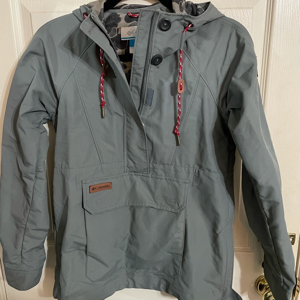 Columbia Pullover zipper hooded wind jacket